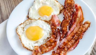 bacon and eggs